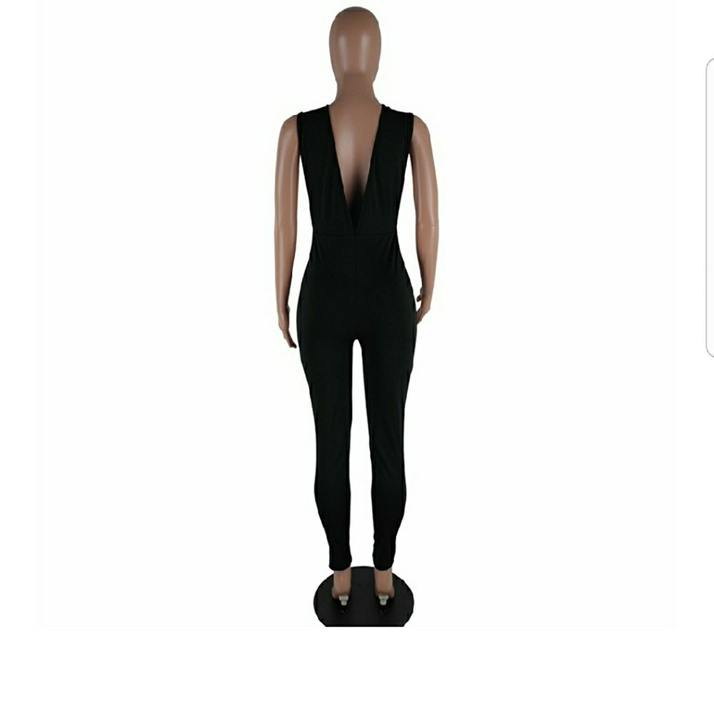 Rhinestone Jumpsuit - Picture 4 of 8